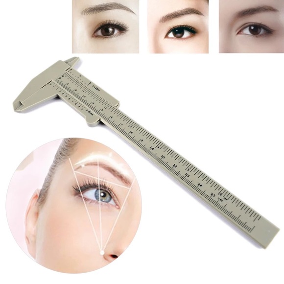 Other - 1Pc Plastic Tattoo Eyebrow Measure Ruler